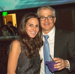 Megan Shoflick with her husband in Denver Colorado